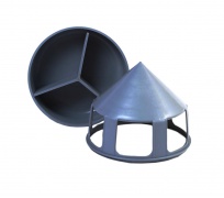 Krmítko na grit s přepážkou