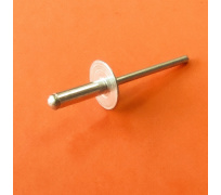 Trhací nýty 200 ks / 230,- Kč (4,8 x 16 mm, Ø hlavy 16 mm)