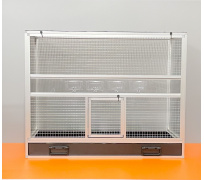 BK21 stříbrná plný bok, stříbrné pletivo