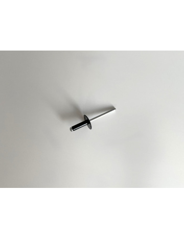 Trhací nýty černé (4,8 x 16 mm, průměr hlavy 16 mm)