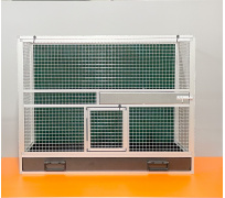 BK29 zelená, stříbrné pletivo