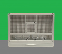 Bednová klec BK04, černé pletivo