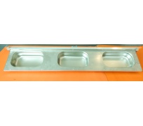 Zásuvný krmný pult, nerez KPG11