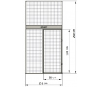 Přední stěna - zásuvný krmný pult 06