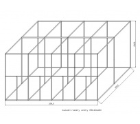 Stavebnice KV14/2, bez krmných pultů