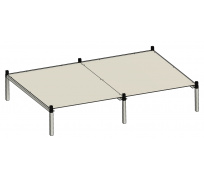 Rack  Aluhobby K1 -  jedno patro pro dva boxy