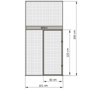 Přední stěna - zásuvný krmný pult 07