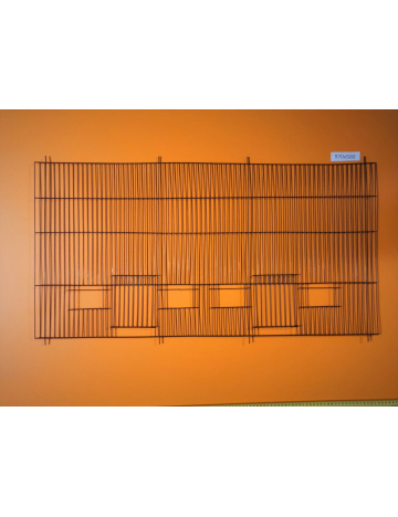 Mřížka černý zinek 970x500