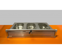 Zásuvný krmný pult, nerez KPG14