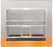 BK33 stříbrná plný bok, stříbrné pletivo