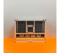 BK35 antracit, stříbrné pletivo