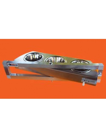 Krmný otočný pult se třemi miskami (KPMini03)