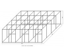 Stavebnice KV12/3, bez krmných pultů
