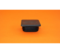 Zátka černá pro profily, 40x40x2mm