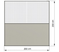 Hliníkový rám s výplní 02