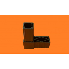 Plastové spojky pro profil 30x30, černé