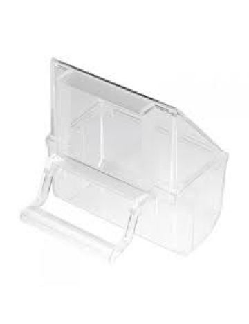 Krmítko se stříškou, průhledné (M024)