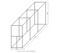 Stavebnice KV03/2, bez krmných pultů