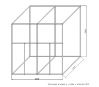 Stavebnice KV05/2, bez krmných pultů