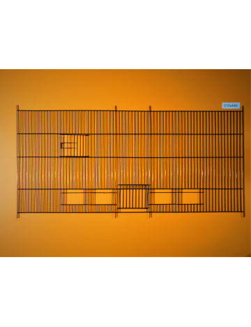 Mřížka černý zinek 970x440