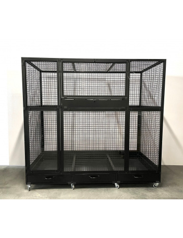 Voliéra Bety - čierny elox.