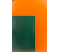 Sendvičová deska tmavě zelená / tmavě zelená, 3mm (200 x 50cm)