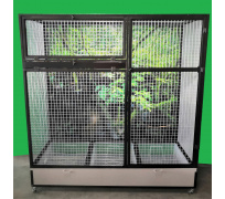 Voliéra IK3 černý elox. - stříbrné síto