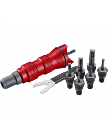 FORTUM nástavec nýtovací na vrtačku, pro matice