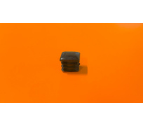 Zátka černá pro profily 25x25x2mm, zaoblená