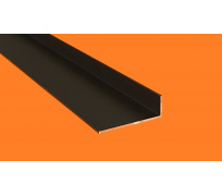 Profil aluminiowy L (HL62 czarny anodowany).)