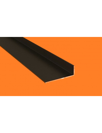 Profil aluminiowy L (HL62 czarny anodowany).)