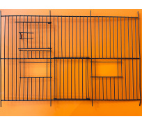 Mřížka černý zinek 495x300 mm