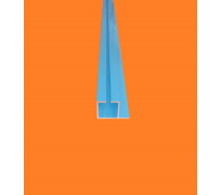 Hliníkový profil HJ20K1 elox. s drážkou