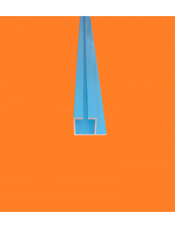 Hliníkový profil HJ20K1 elox. s drážkou