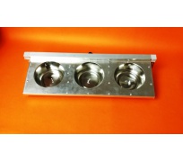 Zásuvný krmný pult, nerez KPZ03