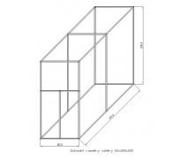 Stavebnice KV02/2, bez krmných pultů