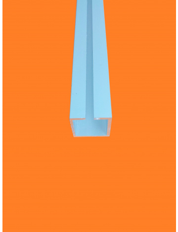 Hliníkový profil HJ25 elox. s drážkou