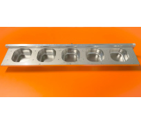 Zásuvný krmný pult, nerez KPG12