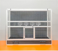 BK10 antracit, stříbrné pletivo